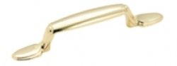 Contemporary Pull - Polished Brass