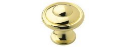 Circles Knob - Polished Brass