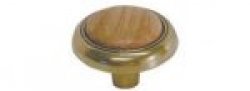 Oak with Polished Brass