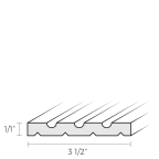 Rigid Thermo-Foil Fluted Decor (431)