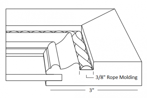 Highpointe (379) N/A FINISHED 1/4" Center Panel 3" Frame