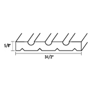 RTF - Fluted (431) 3.5x96x5/8