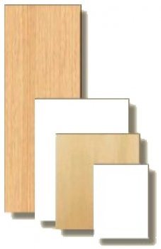 Pre-Cut End Panels and Toe Kick (1/4")