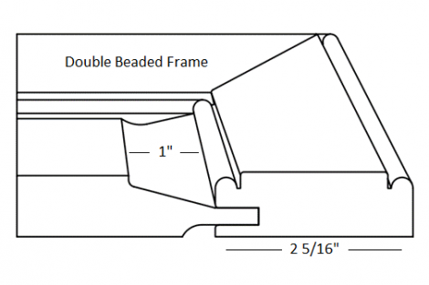 Harmony (298) N/A FINISHED 3/4" Solid Center Panel 2 5/16" Frame