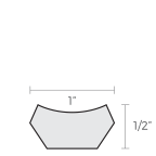 Rigid Thermo-Foil  Inside Corner (419)