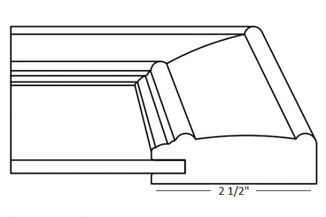 Baldwin (962) N/A FINISHED 1/4" Center Panel 2 1/2" Frame