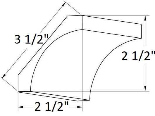 Solid Wood Crown J (8130)