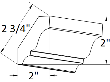 Solid Wood Crown B (8103)