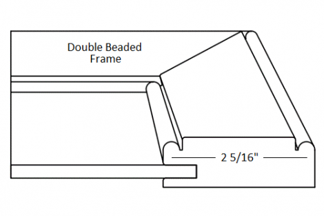 Chapman (297) N/A FINISHED 1/4" Center Panel 2 5/16" Frame