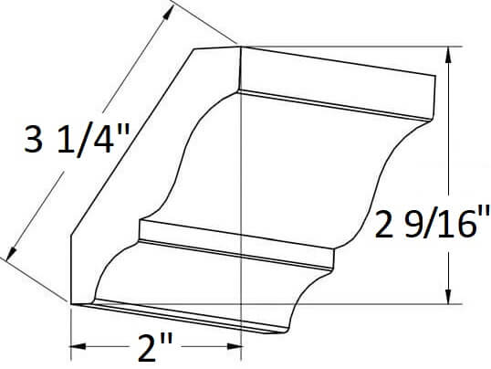 Solid Wood Crown C (8106)